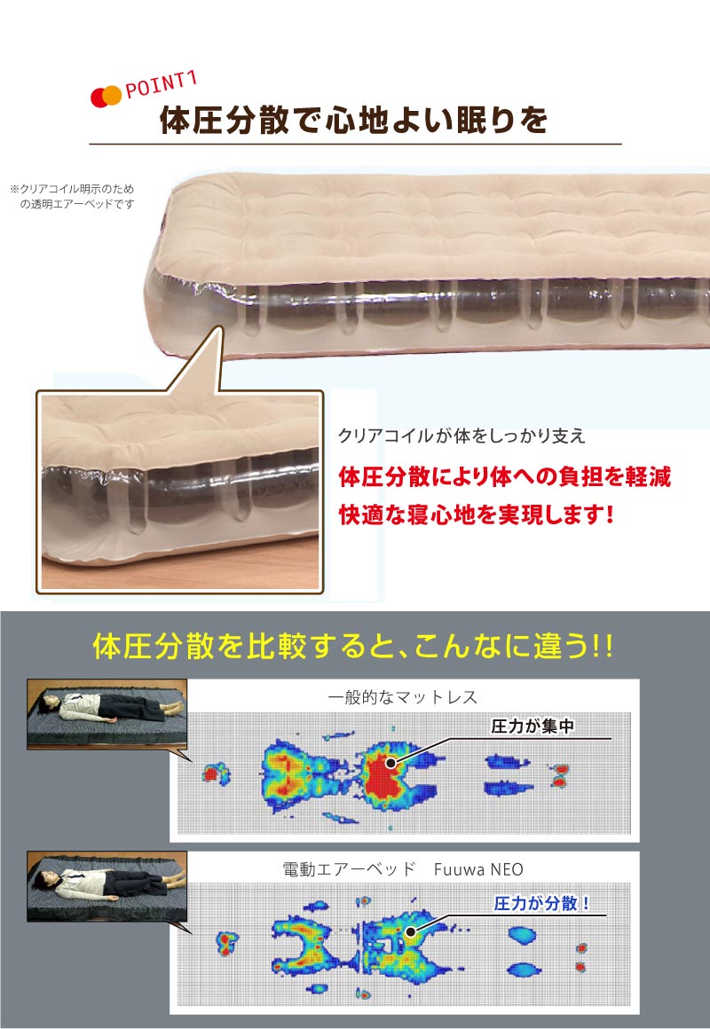 エアベッド　ふうわ　シングル